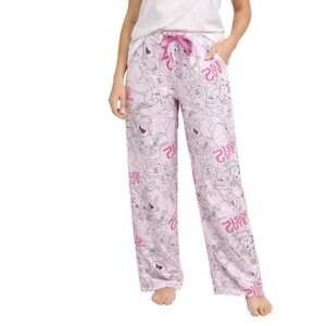 Inside Out 2 Women's Pajama Pants Size XL Pink Cotton Lounge Sleepwear